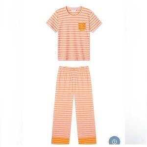 Vibrant Striped Women's Pajama Set